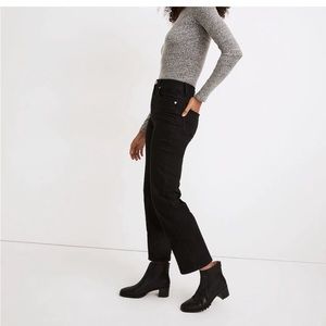 Madewell slim wide leg jeans lunar